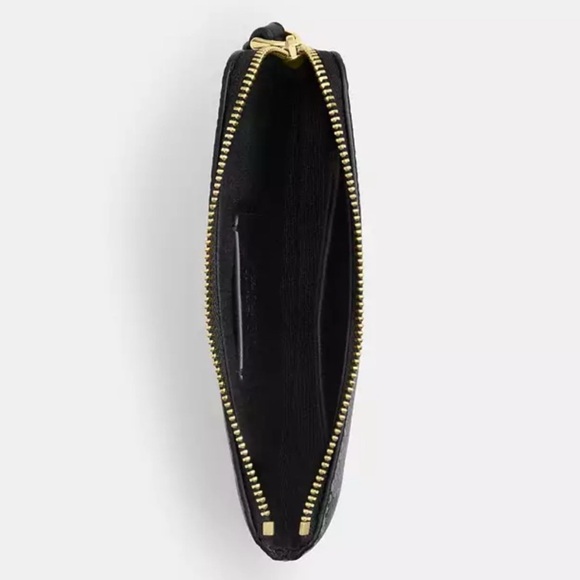 New Coach Corner Zip Wristlet In Signature Canvas With Halloween Print# CW466 - Picture 5 of 5